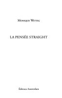 La pensée straight - Monique Wittig