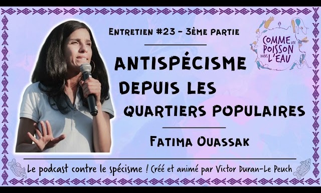 Comme un poisson dans l’eau - #23 Antispécisme depuis les quartiers populaires - Fatima Ouassak (3/3)